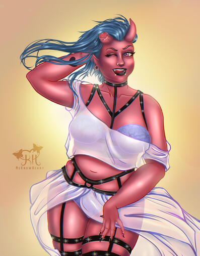 SilentSpewns- Smexy Demon Babe